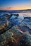 Calm rocks seascape