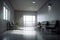 Calm and Serene Empty Minimalistic Hospital Waiting Room Awaiting for Patients, Generative AI