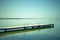 Calm water of the Albufera lagoon, Spain