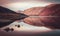 Calm Waters Reflections in Makinson Inlet, Ellesmere Island, Nunavut, Canada. Perfect for Nature-Themed Websites.