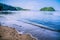 Calm wave on the Beach in El Nido, Palawan, Philippines