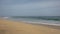 Calm waves washing the pristine beach Playa Jandia, in Fuerteventura, Canary Islands, Spain