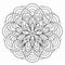 Calming Flower Coloring Page For Adults