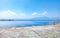 Calmness lake in the morning with mountain