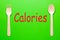 Calories Word Concept