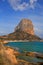 Calp Spain landmark rock Costa Blanca blue sea