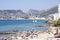 Calpe beach in summer