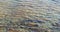 Calpe sand beach mediterranean sea waves 4k close up