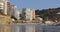 Calpe walking beach 4k hotels view