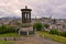 Calton Hill and Dugald Stewart Monument, Edinburgh, Scotland