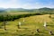 Calvary in Hercegkut - white chapels and landscape