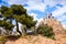 Calvary in Park Guell. Barcelona