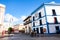 He Camaguey Postal Office on the right with the image of Che Guevara natal house of Ignacio Agramonte.