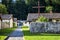 Camaldoli Monastery nestled in the nature reserve of the Casentino in Tuscany. Italy