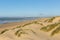 Camber Sands sandy beach East Sussex UK