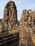 Cambodia Bayon Temple stone smiling human faces