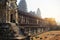 Cambodia Famous Landmark. Angkor Wat Temple. Tourist Attraction, Travel Asia