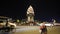 Cambodia independence monument at night in phnom penh