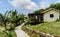 Cambodia island. the Bungalow with a large veranda