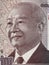 Cambodia king Norodom Sihanouk portrait on 1000 riels banknote m