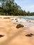 Cambodia. lagoon, beach, sand, sea water and jungle