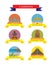 Cambodia Provinces and Landmarks Icons Set