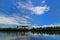 Cambodia river landscape