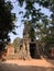 Cambodia temple among trees ancient architecture ruins