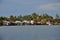 Cambodian fishing village and stilt houses