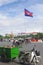 Cambodian flag in Phnom Penh