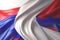 Cambodian Flag Waves in Twist: A Modern Minimalist 3D Render