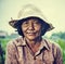 Cambodian Local Female Farmer Portrait Concept