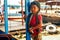 Cambodian people live on Tonle Sap Lake in Siem Reap, Cambodia. girl of Cambodia begs for money from tourists and show that she is