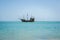CamboriÃº, Brazil - December 09, 2017: Pirate boat, traditional tour of Brazilian beaches