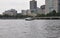 Cambridge, 30th June: Cambridge Town Panorama from Charles river in Massachusettes state of USA