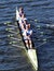 Cambridge Boat Club races in the Directors Challenge Quad Men in the Head of Charles Regatta