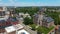 Cambridge city hall aerial view, Massachusetts, USA