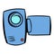 Camcorder icon cartoon