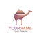 Camel creative illustration logo icon design