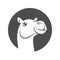 Camel face graphics symbol