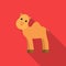 Camel flat icon. Illustration for web and mobile design.