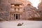 Camel in front of Treasury Petra Jordan