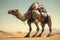 A camel that is a futuristic machine of the future world. Wildlife Animals. Illustration, Generative AI