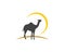 Camel Icon Logo Template design