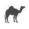 Camel silhouette vector icon - Illustration