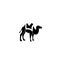 Camel simple logo icon designs vector illustration