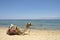 Camel on Sinai beach, Egypt.