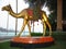 Camel statue in front of Burj Al Arab hotel in Dubai
