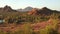 Camelback Mountain seen from Papago Park Phoenix Arizona