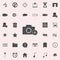 camera with an appendage icon. web icons universal set for web and mobile